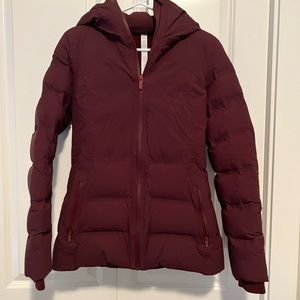 Burgundy lululemon Sleet Street Jacket size 4